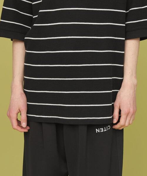 CITEN（シテン）の「＜CITEN＞ワッフル ボーダー Tシャツ（Tシャツ 