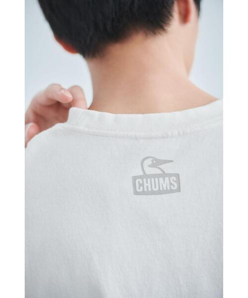 CHUMS(チャムス)の「【別注】<CHUMS> ロゴ ポケット Tシャツ カットソー(Tシャツ/カットソー・メンズ・ライラック/ベージュ/ホワイト・S/XL/L/M)」の6枚目の写真