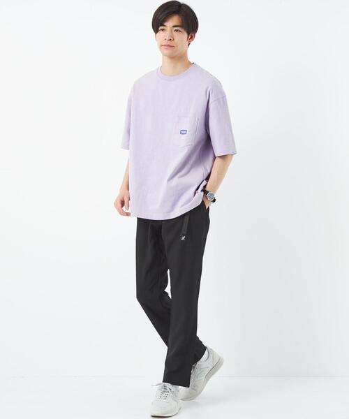 CHUMS(チャムス)の「【別注】<CHUMS> ロゴ ポケット Tシャツ カットソー(Tシャツ/カットソー・メンズ・ライラック/ベージュ/ホワイト・S/XL/L/M)」の8枚目の写真