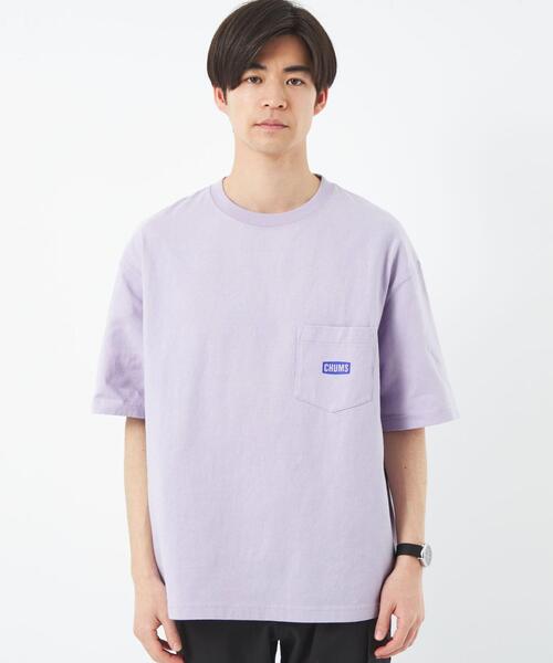 CHUMS(チャムス)の「【別注】<CHUMS> ロゴ ポケット Tシャツ カットソー(Tシャツ/カットソー・メンズ・ライラック/ベージュ/ホワイト・S/XL/L/M)」の10枚目の写真