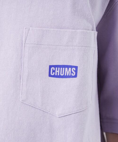 CHUMS(チャムス)の「【別注】<CHUMS> ロゴ ポケット Tシャツ カットソー(Tシャツ/カットソー・メンズ・ライラック/ベージュ/ホワイト・S/XL/L/M)」の9枚目の写真