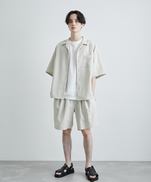 JUNRED(ジュンレッド)の「リネンライクイージーショートパンツ(その他パンツ・メンズ・オリーブ/ブラウン/キナリ・M/L/LL)」の10枚目の写真