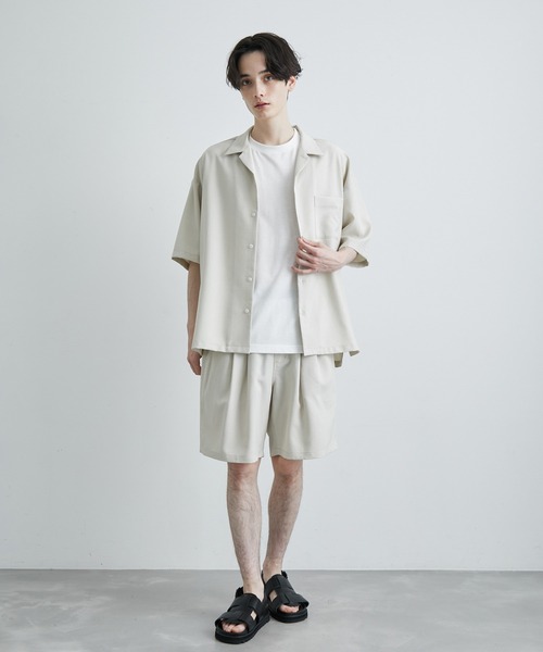 JUNRED(ジュンレッド)の「リネンライクイージーショートパンツ(その他パンツ・メンズ・オリーブ/ブラウン/キナリ・M/L/LL)」の11枚目の写真