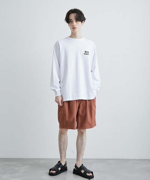 JUNRED(ジュンレッド)の「リネンライクイージーショートパンツ(その他パンツ・メンズ・オリーブ/ブラウン/キナリ・M/L/LL)」の12枚目の写真