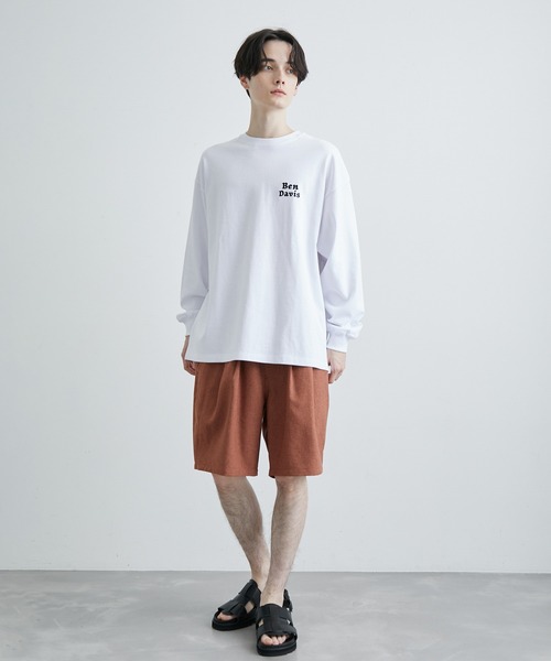 JUNRED(ジュンレッド)の「リネンライクイージーショートパンツ(その他パンツ・メンズ・オリーブ/ブラウン/キナリ・M/L/LL)」の13枚目の写真