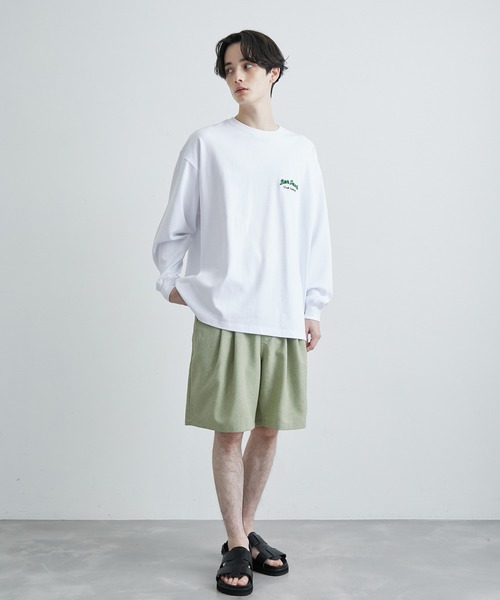 JUNRED(ジュンレッド)の「リネンライクイージーショートパンツ(その他パンツ・メンズ・オリーブ/ブラウン/キナリ・M/L/LL)」の15枚目の写真