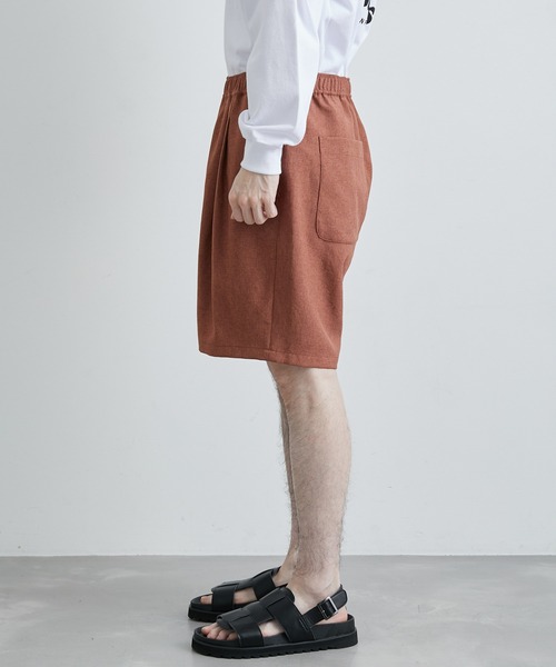 JUNRED(ジュンレッド)の「リネンライクイージーショートパンツ(その他パンツ・メンズ・オリーブ/ブラウン/キナリ・M/L/LL)」の16枚目の写真