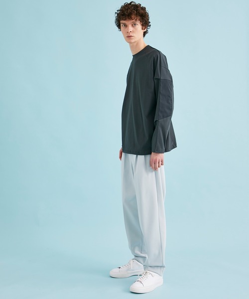 CITY TOKYO（シティトウキョウ）の「DOCKINGNYLOTNL/STシャツ（Tシャツ/カットソー・メンズ・ブラウン/ダークグレー/ブラック/ライトグレー・1/2）」の18枚目の写真