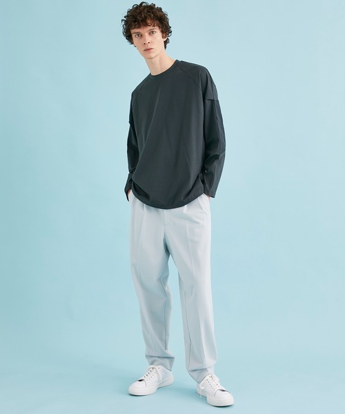 CITY TOKYO（シティトウキョウ）の「DOCKINGNYLOTNL/STシャツ（Tシャツ/カットソー・メンズ・ブラウン/ダークグレー/ブラック/ライトグレー・1/2）」の19枚目の写真