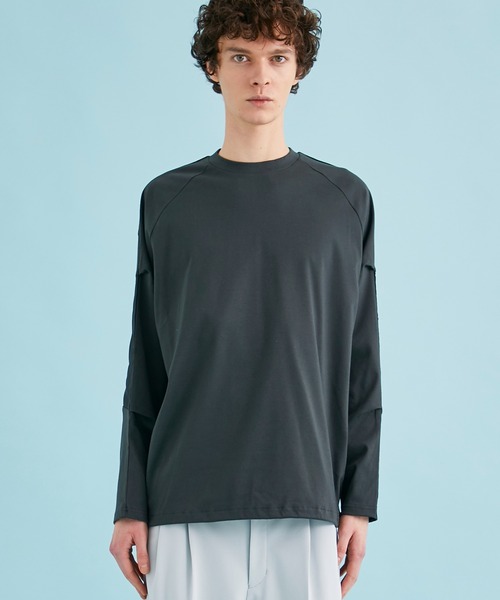 CITY TOKYO（シティトウキョウ）の「DOCKINGNYLOTNL/STシャツ（Tシャツ/カットソー・メンズ・ブラウン/ダークグレー/ブラック/ライトグレー・1/2）」の21枚目の写真