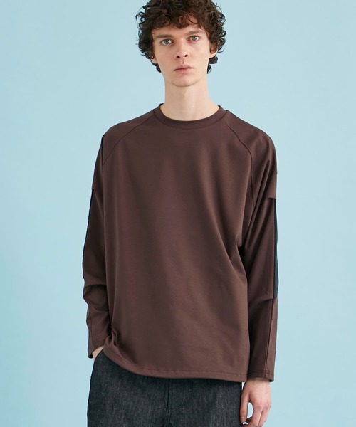 CITY TOKYO（シティトウキョウ）の「DOCKINGNYLOTNL/STシャツ（Tシャツ/カットソー・メンズ・ブラウン/ダークグレー/ブラック/ライトグレー・1/2）」の6枚目の写真