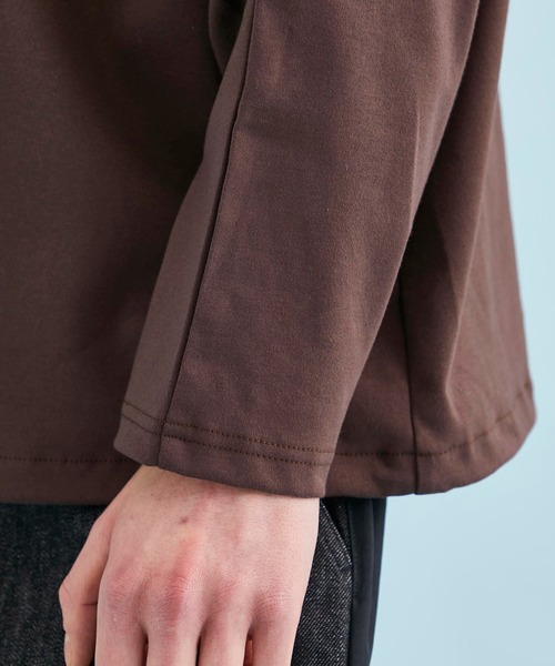 CITY TOKYO（シティトウキョウ）の「DOCKINGNYLOTNL/STシャツ（Tシャツ/カットソー・メンズ・ブラウン/ダークグレー/ブラック/ライトグレー・1/2）」の13枚目の写真