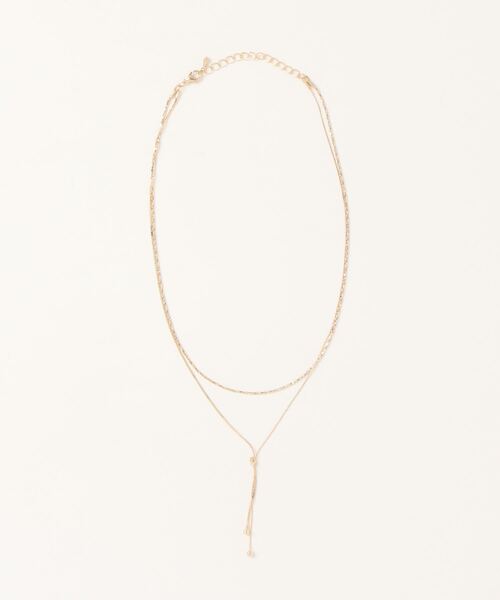 iso（イソ）の「Y字ループタイネックレス（ネックレス・レディース・シルバー/ゴールド・FREE）」の11枚目の写真