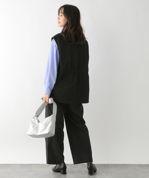 GLOBAL WORK(グローバルワーク)の「ミリタリーベスト/177871(ベスト・レディース・カーキ/スミクロ/ダークグレー・FREE)」の8枚目の写真