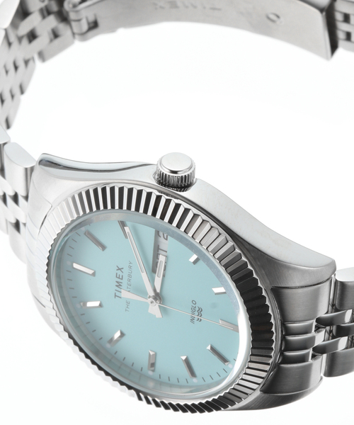 TIMEX(タイメックス)の「【TIMEX/タイメックス】Waterbury Legacy 36mm スカイブルー【 ウォッチ 】(アナログ腕時計・レディース・シルバー・FREE)」の4枚目の写真