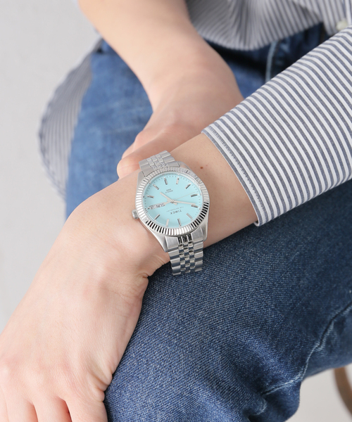 TIMEX(タイメックス)の「【TIMEX/タイメックス】Waterbury Legacy 36mm スカイブルー【 ウォッチ 】(アナログ腕時計・レディース・シルバー・FREE)」の10枚目の写真