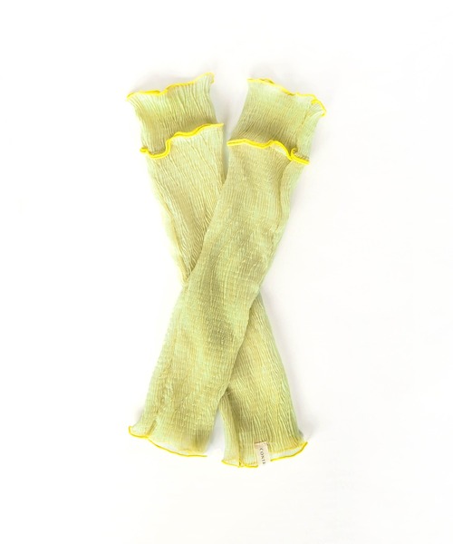 CONTROL FREAK / CTFK(コントロールフリーク)の「CONTROL FREAK(コントロールフリーク)シアーアームカバー(アームカバー・レディース・アイボリー/ブラック/グリーン・FREE)」の20枚目の写真