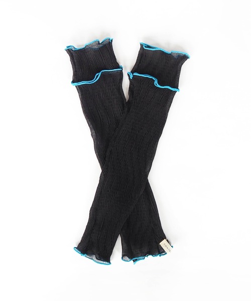 CONTROL FREAK / CTFK(コントロールフリーク)の「CONTROL FREAK(コントロールフリーク)シアーアームカバー(アームカバー・レディース・アイボリー/ブラック/グリーン・FREE)」の7枚目の写真