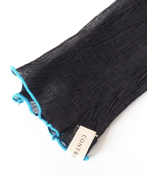 CONTROL FREAK / CTFK(コントロールフリーク)の「CONTROL FREAK(コントロールフリーク)シアーアームカバー(アームカバー・レディース・アイボリー/ブラック/グリーン・FREE)」の14枚目の写真