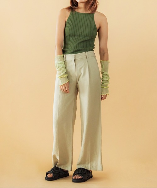 CONTROL FREAK / CTFK(コントロールフリーク)の「CONTROL FREAK(コントロールフリーク)シアーアームカバー(アームカバー・レディース・アイボリー/ブラック/グリーン・FREE)」の19枚目の写真