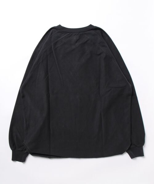 AOZORA(アオゾラ)の「AOZORA/アオゾラ ストライプインレイラグランロンT(Tシャツ/カットソー・メンズ・ブルー系その他/ブラック/マスタード・MEDIUM/LARGE/X-LARGE)」の9枚目の写真