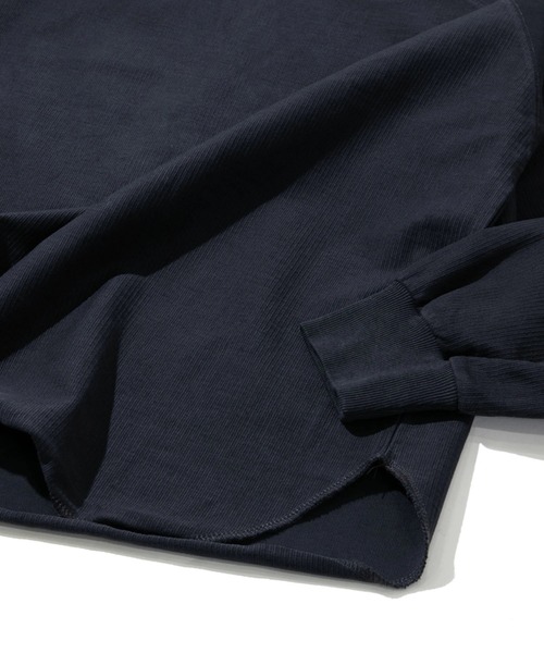 AOZORA(アオゾラ)の「AOZORA/アオゾラ ストライプインレイラグランロンT(Tシャツ/カットソー・メンズ・ブルー系その他/ブラック/マスタード・MEDIUM/LARGE/X-LARGE)」の12枚目の写真