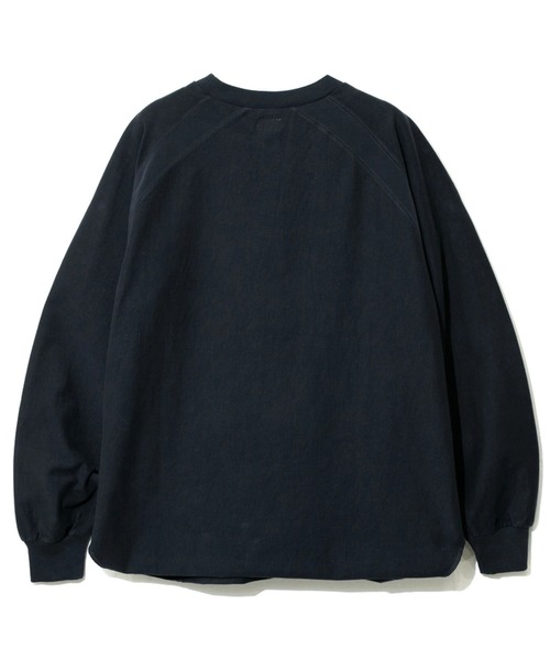 AOZORA(アオゾラ)の「AOZORA/アオゾラ ストライプインレイラグランロンT(Tシャツ/カットソー・メンズ・ブルー系その他/ブラック/マスタード・MEDIUM/LARGE/X-LARGE)」の11枚目の写真