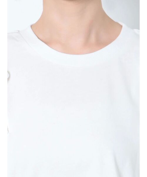 merry jenny（メリージェニー）の「Ribbon Teeチュニック（Tシャツ/カットソー・レディース・ブラック/ベージュ/オフホワイト・FREE）」の19枚目の写真