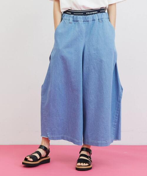FRAPBOIS（フラボア）の「ラフデニム パンツ（その他パンツ・レディース・サックスブルー/ネイビー・1/0）」の2枚目の写真