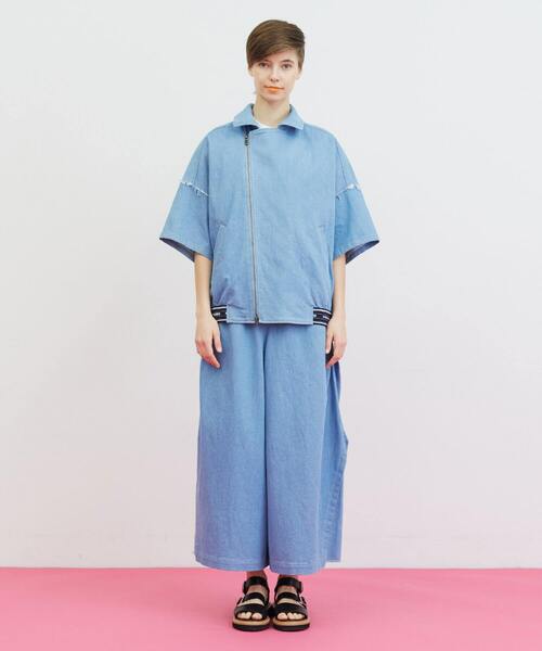 FRAPBOIS（フラボア）の「ラフデニム パンツ（その他パンツ・レディース・サックスブルー/ネイビー・1/0）」の16枚目の写真