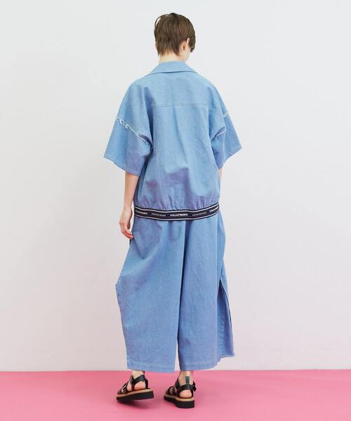 FRAPBOIS（フラボア）の「ラフデニム パンツ（その他パンツ・レディース・サックスブルー/ネイビー・1/0）」の20枚目の写真