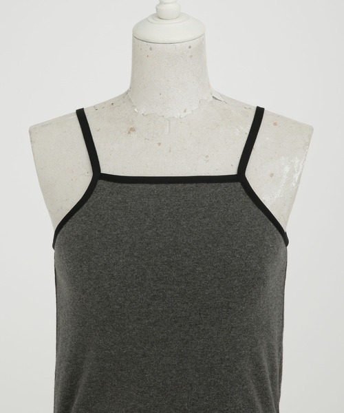 casaflinカーサフライン　キャミトップス CASA FLINE（カーサフライン）の「casa fline/カップ付バック