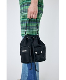 MOUSSY | LOGO STRAP BUCKET バッグ(ショルダーバッグ)