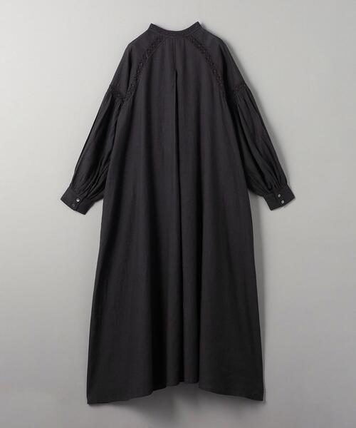 美品✨ 別注 トラッツォドンナ 麻混 カフタンワンピース 黒 ダークグレー Torrazzo Donna（トラッゾドンナ）の「【別注】＜TORRAZZO DONNA