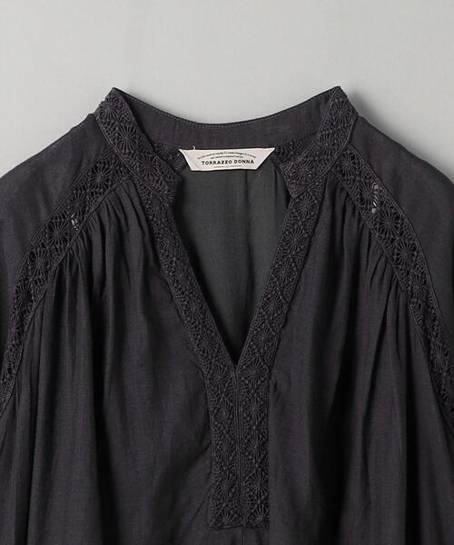 Torrazzo Donna(トラッゾドンナ)の「【別注】<TORRAZZO DONNA>カフタンワンピース -ウォッシャブル-(ワンピース・レディース・ダークグレー/ライム・FREE)」の13枚目の写真