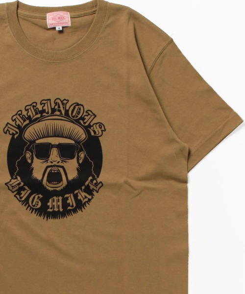 BIG MIKE(ビッグマイク)の「BIG MIKE ビッグマイク/ OJISAN COLLEGE SS TEE オジサン カレッジ 半袖プリント Tシャツ / 102328401(Tシャツ/カットソー・メンズ・ホワイト/ネイビー/ブラック/杢グレー/キャメル・MEDIUM/LARGE/X-LARGE)」の5枚目の写真