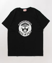 BIG MIKE ビッグマイク/ OJISAN COLLEGE SS TEE オジサン カレッジ 半袖プリント Tシャツ / 102328401