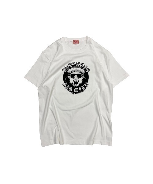 BIG MIKE(ビッグマイク)の「BIG MIKE ビッグマイク/ OJISAN COLLEGE SS TEE オジサン カレッジ 半袖プリント Tシャツ / 102328401(Tシャツ/カットソー・メンズ・ホワイト/ネイビー/ブラック/杢グレー/キャメル・MEDIUM/LARGE/X-LARGE)」の6枚目の写真