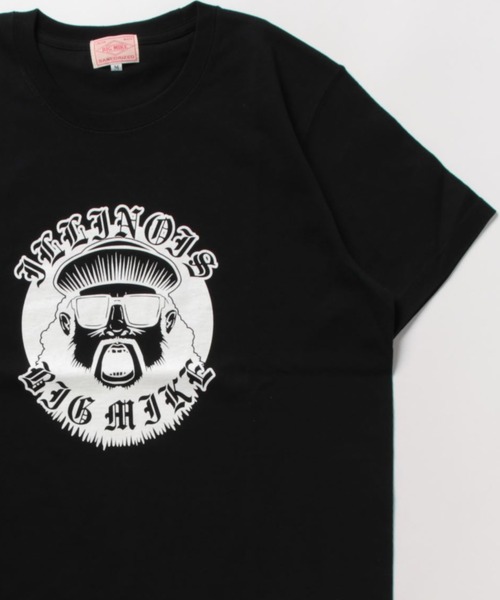 BIG MIKE(ビッグマイク)の「BIG MIKE ビッグマイク/ OJISAN COLLEGE SS TEE オジサン カレッジ 半袖プリント Tシャツ / 102328401(Tシャツ/カットソー・メンズ・ホワイト/ネイビー/ブラック/杢グレー/キャメル・MEDIUM/LARGE/X-LARGE)」の17枚目の写真