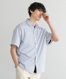 セミワイドレギュラーカラーブロード半袖シャツ