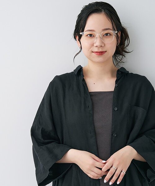 Zoff（ゾフ）の「[セール価格]CLASSIC(クラシック)（メガネ・レディース・ブルー/ブラウン/クリア/ブラック・FREE）」の7枚目の写真