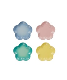 LE CREUSET - ＊ル・クルーゼ＊ソルベ＊フラワー・プレート 4枚＊ 74821763b_b_02_215.jpg