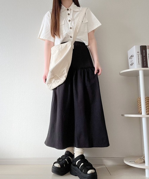 Nana(ナナ)（ナナ）の「フレアロングスカート（スカート）」 - WEAR