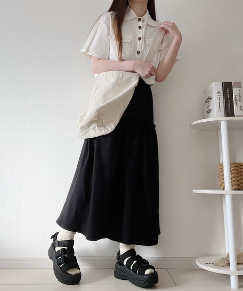 Nana(ナナ)（ナナ）の「フレアロングスカート（スカート）」 - WEAR