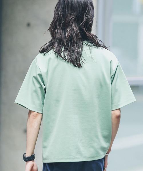 URBAN RESEARCH Sonny Label（アーバンリサーチサニーレーベル）の「ポンチポケットクルーネックTシャツ（Tシャツ/カットソー・メンズ・ブラック/ブルー系その他/オフホワイト/グリーン/ベージュ系その他/オレンジ系その他・X-LARGE/LARGE/MEDIUM）」の10枚目の写真