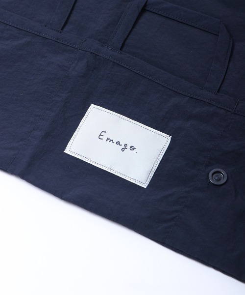 Emago（イマゴ）の「EMAGO ネコと花刺繍エコバック（エコバッグ/サブバッグ・レディース・グレー/カーキ/ネイビー・FREE）」の12枚目の写真