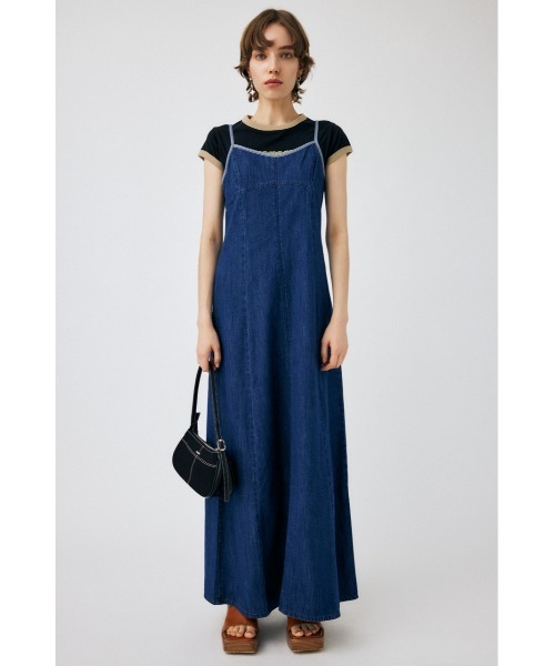 MOUSSY（マウジー）の「DENIM CAMI ドレス（ワンピース）」 - WEAR