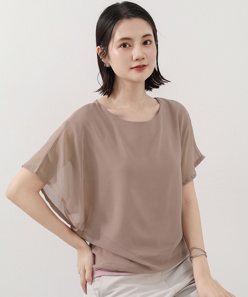 シャツ/ブラウス(半袖/袖なし) amel - amel tulle peplum bustier RE ARRIVAL】 tulle peplum bustier amel