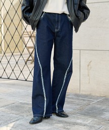 COLONY 2139 | スウィッチングフリンジデニム(デニムパンツ)