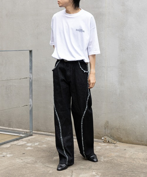 COLONY 2139（コロニートゥーワンスリーナイン）の「スウィッチングフリンジデニム（デニムパンツ・メンズ・ブラック/ブルー・MEDIUM/LARGE）」の15枚目の写真